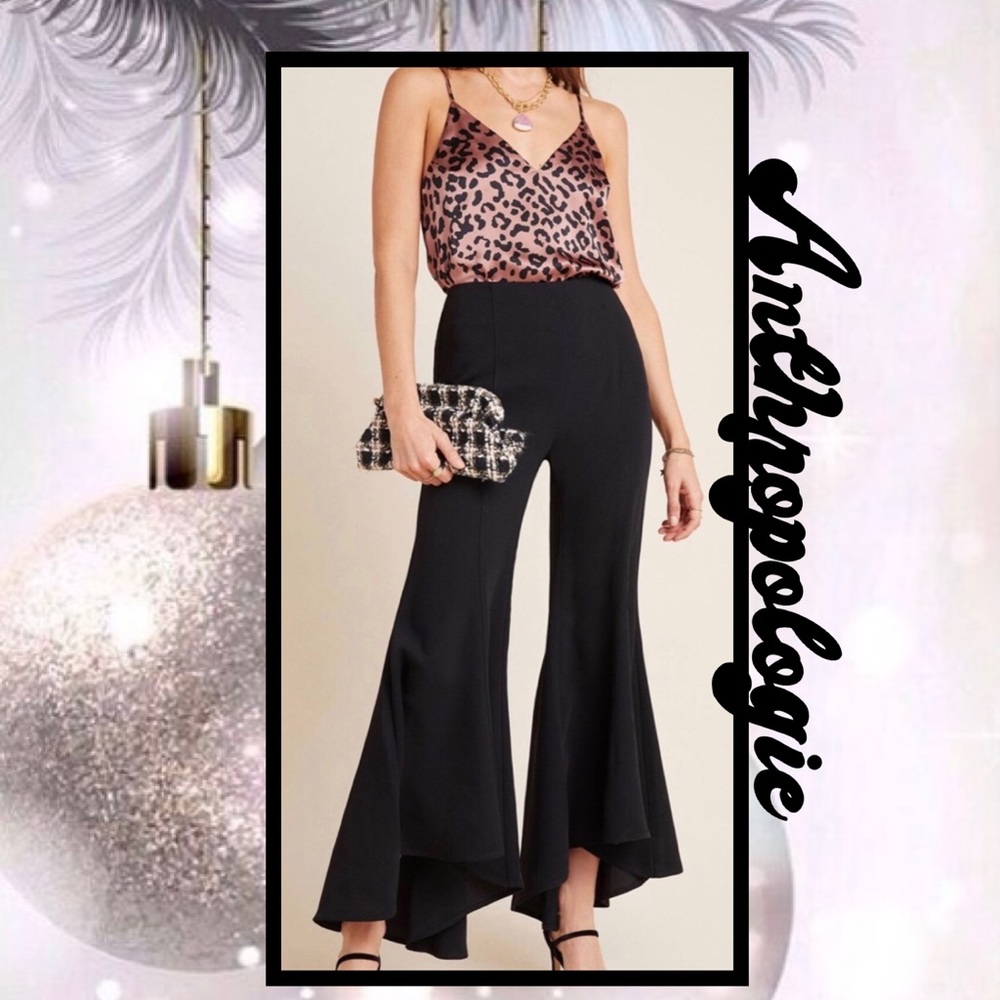 *Black Flare Dress Pants Slacks